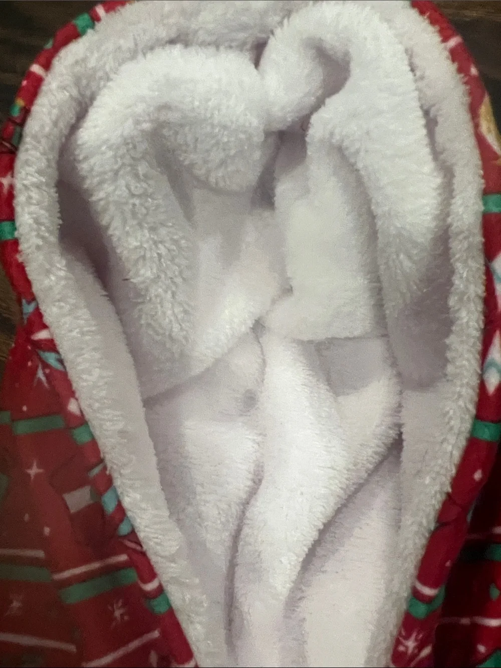 Disney Red and Green Mickey Mouse Holiday Zip Hoodie